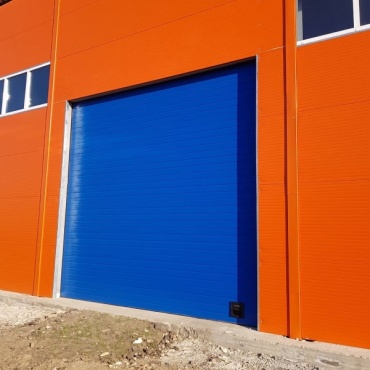 Ворота секционные противопожарные механические 3000x5500