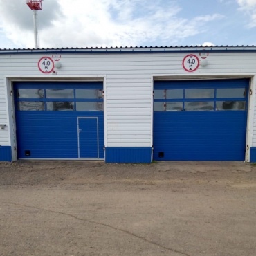 Ворота противопожарные секционные в гараж 3125x4250